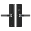 【SUS304 stainless Steel 】 Cross-border exclusive fingerprint lock, Graffiti smart multi-language all-in-one wooden door combination lock Item Picture